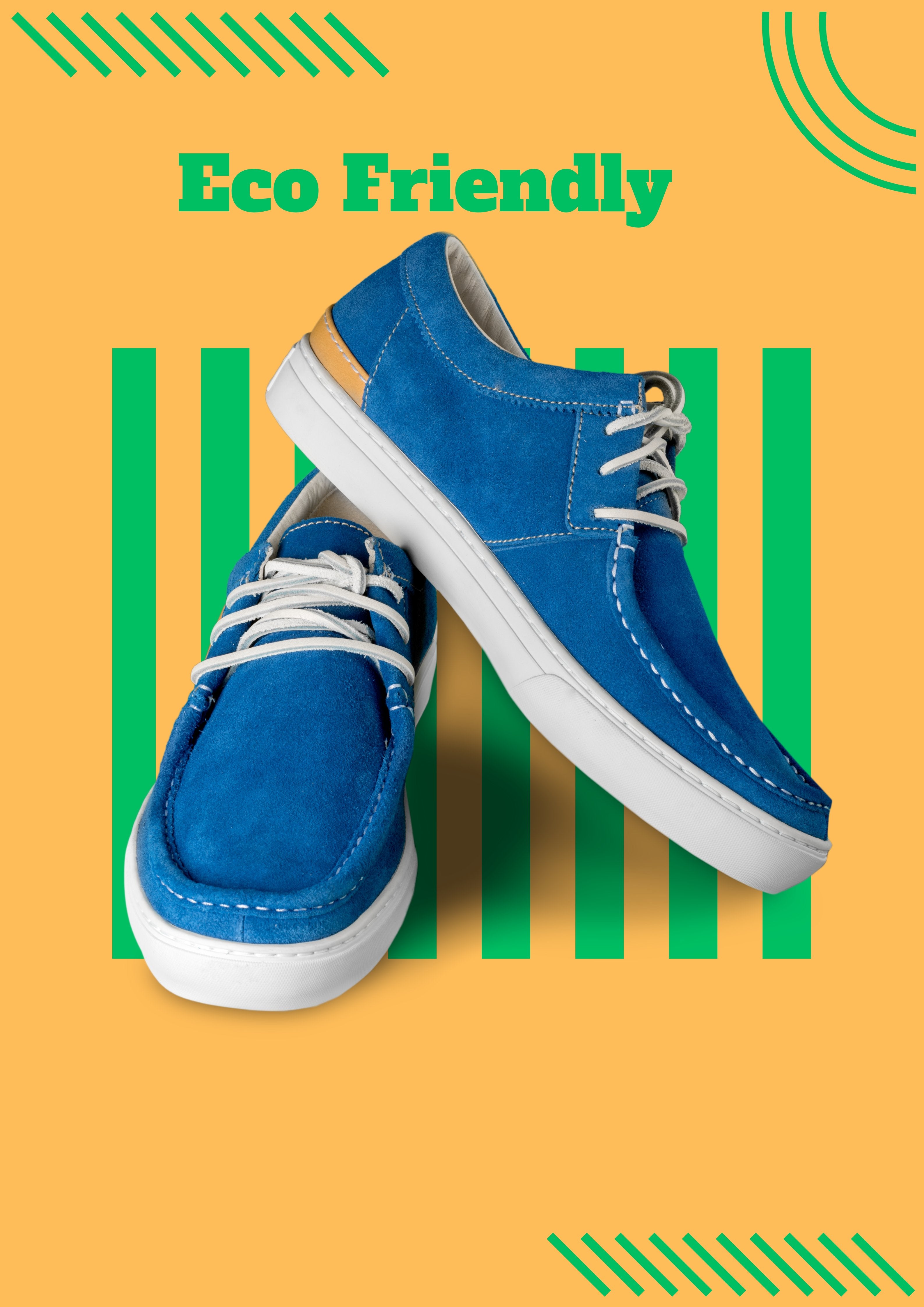 Recycled rubber sneakers on wooden floor background