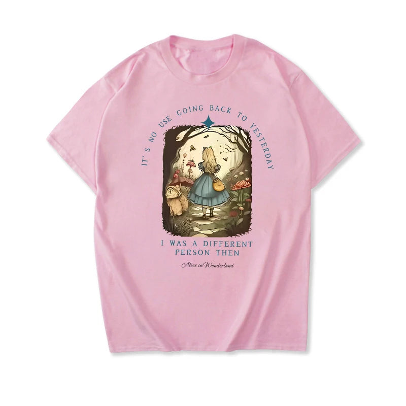 Vintage Alice in Wonderland  T Shirt – Literary Aesthetic Unisex Tee