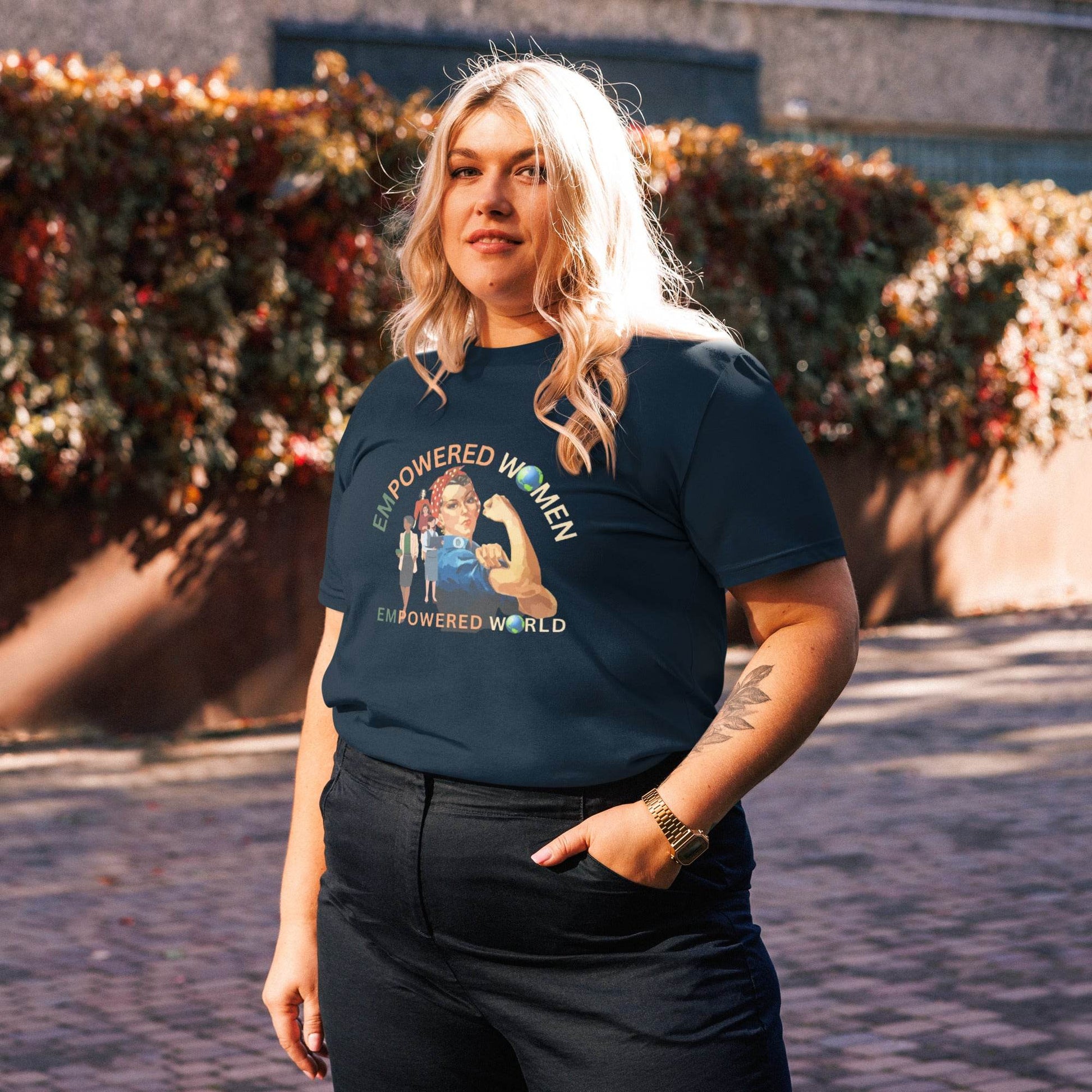 Women's day Unisex organic cotton t-shirt - PRODUCT PARADISE STORE
